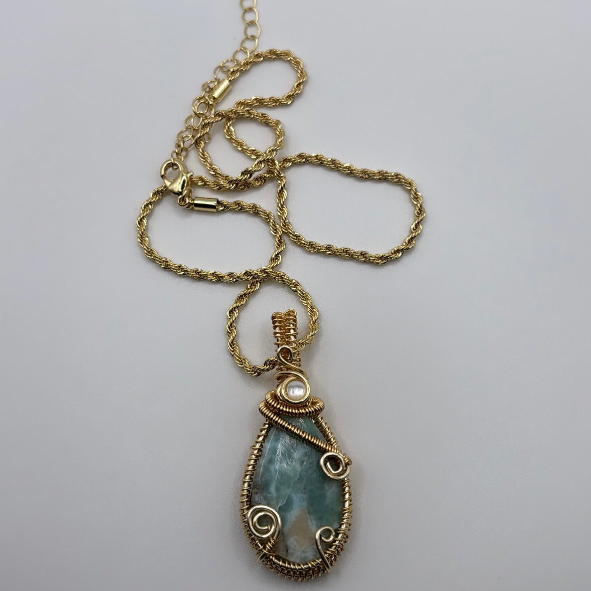 Larimar Necklace