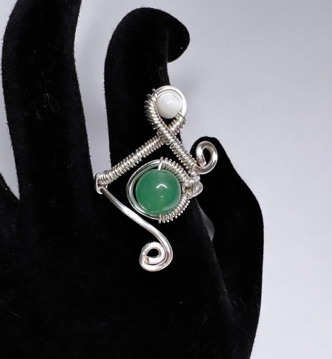 Green Aventurine Ring