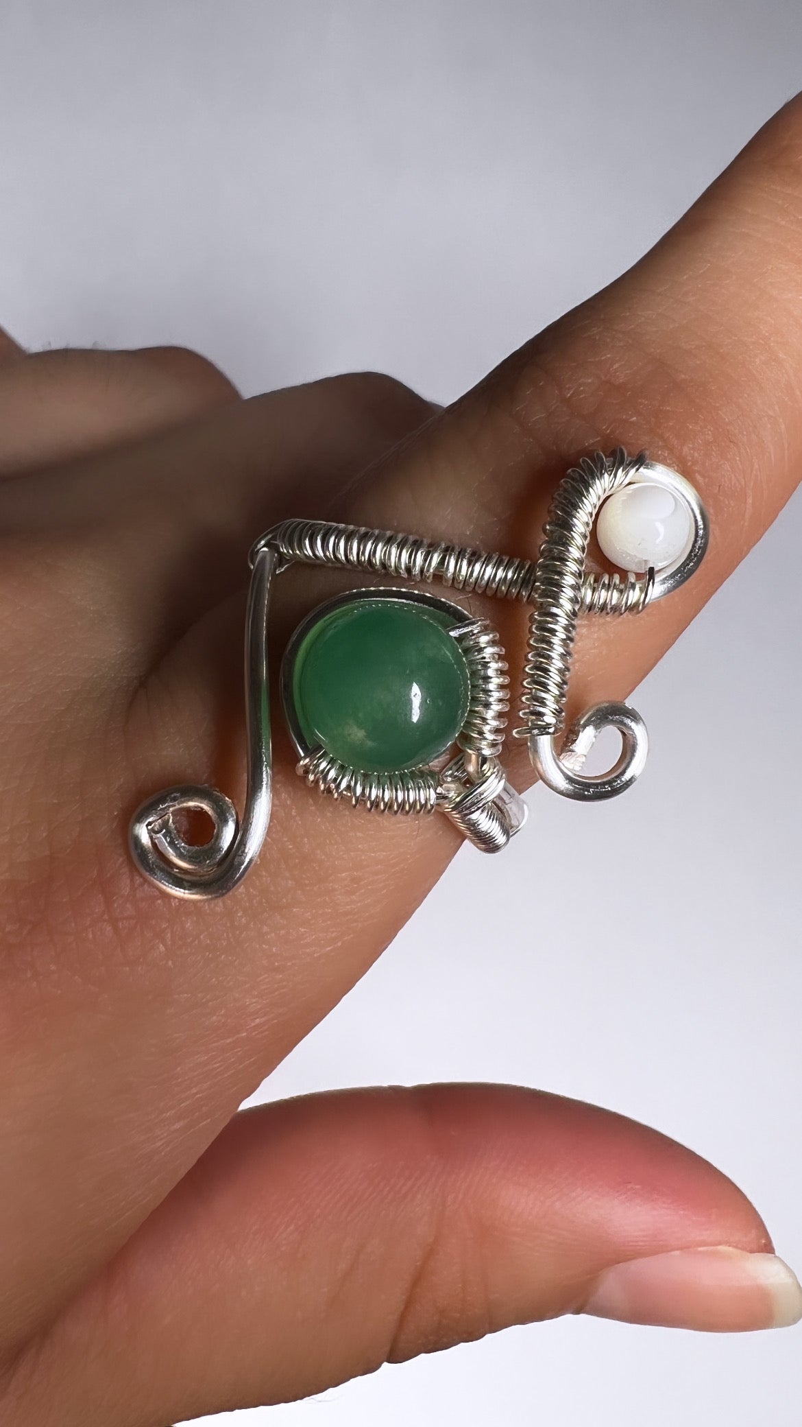 Green Aventurine Ring