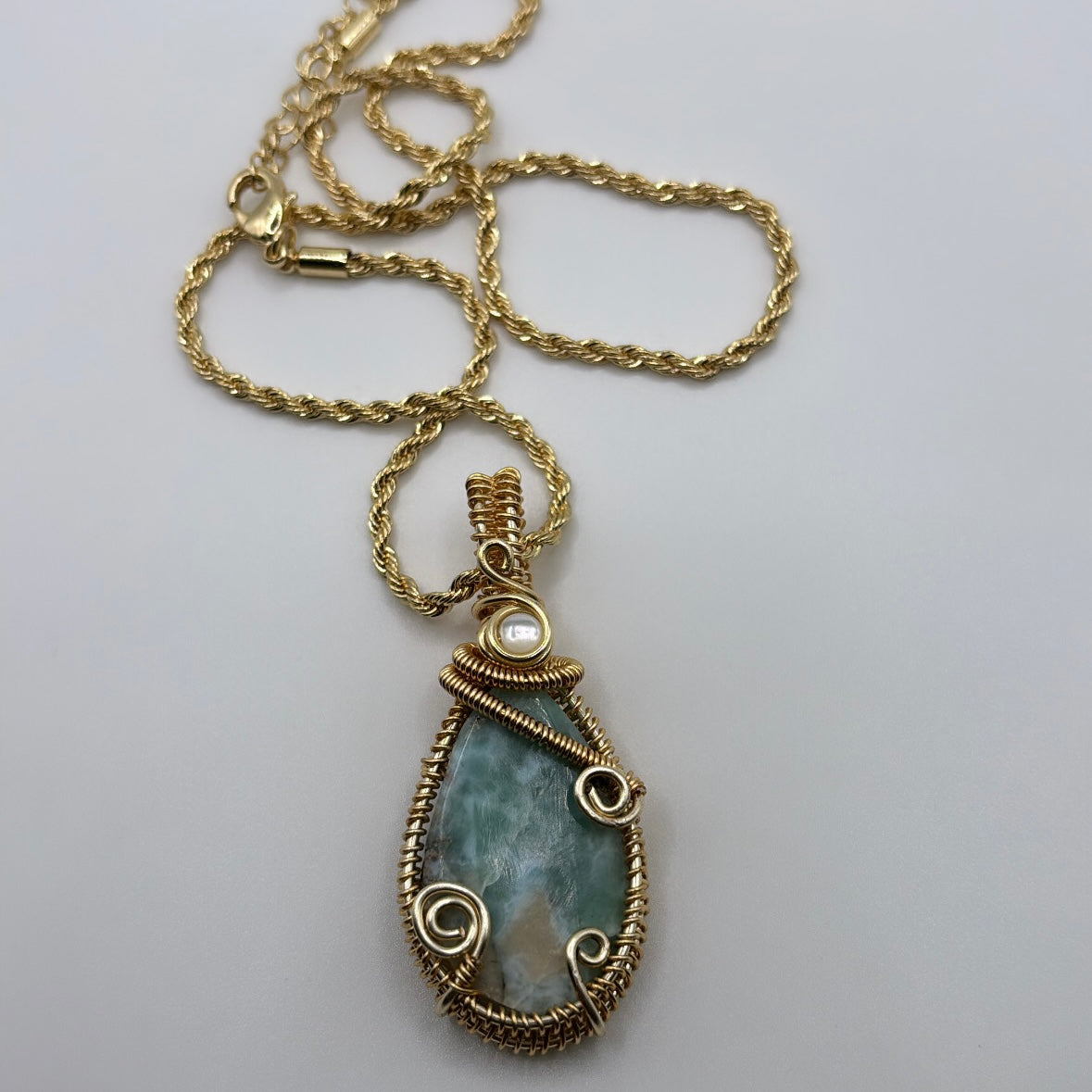 Larimar Necklace