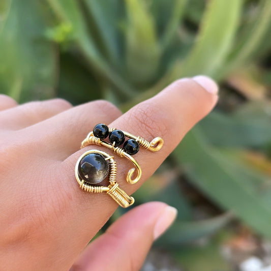 Hypersthene Ring