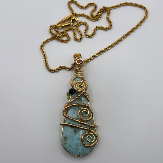 Larimar Necklace