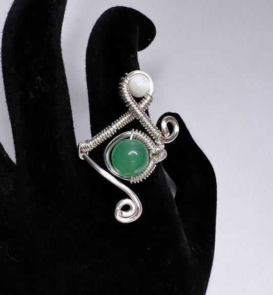 Green Aventurine Ring