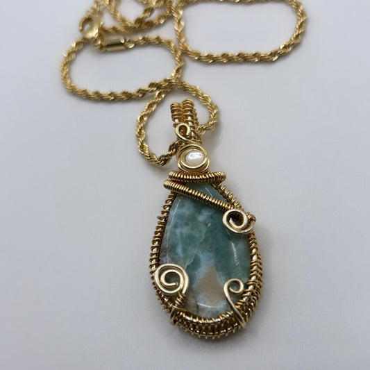 Larimar Necklace